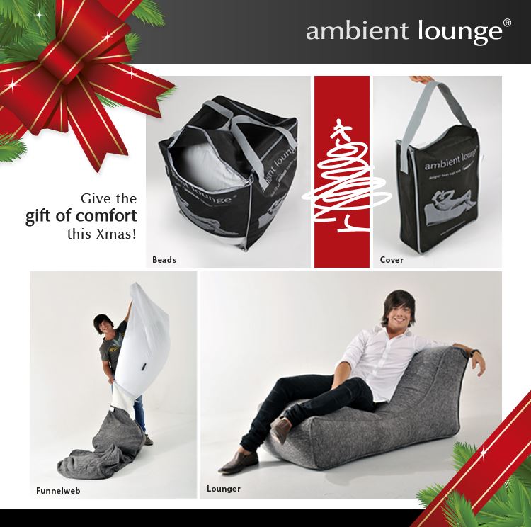 christmas bean bags at ambient lounge