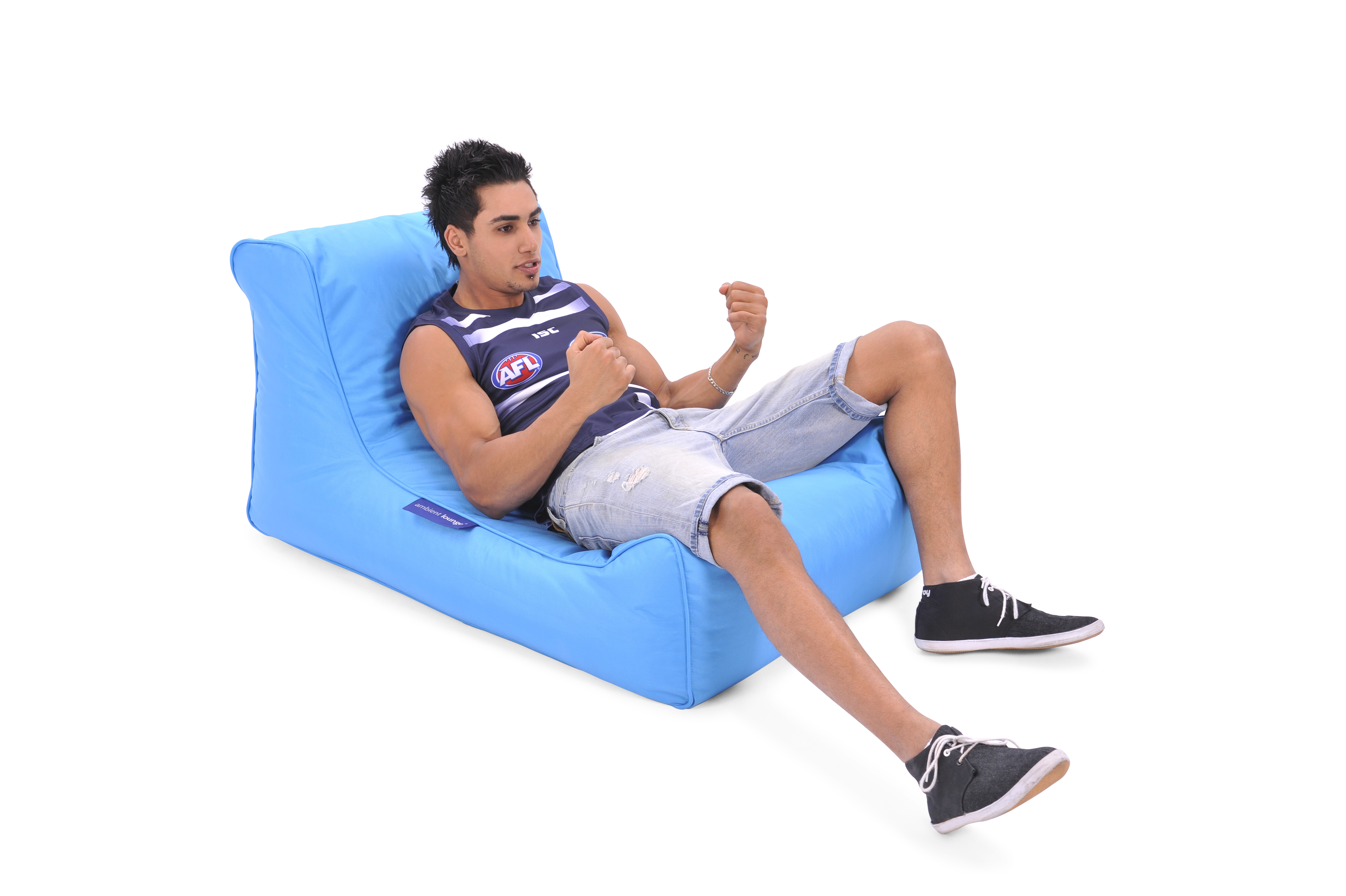 watch AFL footy final on Ambient Lounge bean bags