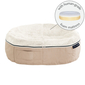 Large Rebound Foam Mattress Dog Bed (Cappuccino + Organic Cotton)