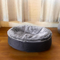 Medium Luxury Indoor/Outdoor Dog Bed (Silken Grey)