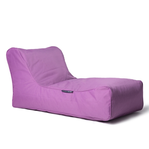 purple studio lounger bean bag