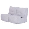 White Twin Couch Bean Bag Sofa